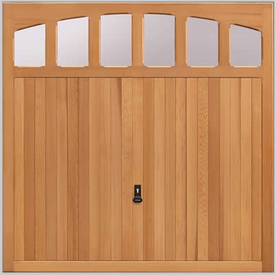 wooden garage door Warrington